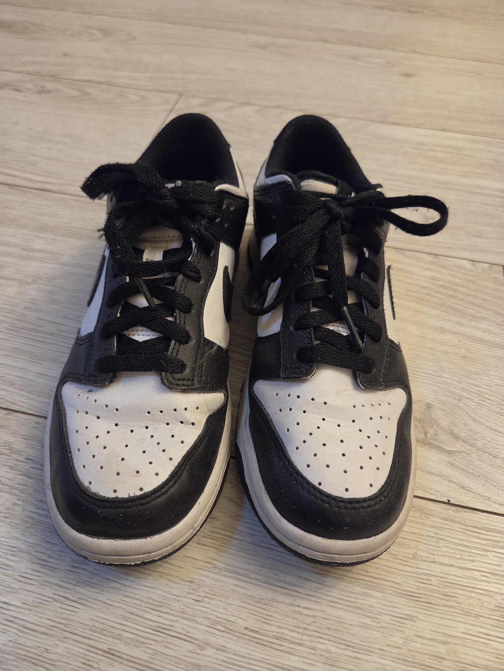 Low-Top Kids NIKE Classic Black And White PANDAS
